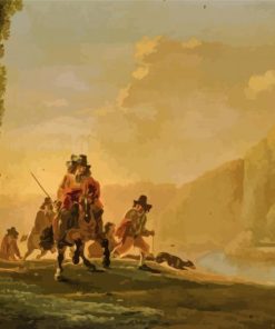 Jan Asselijn Landscape Hunt Paint By Numbers