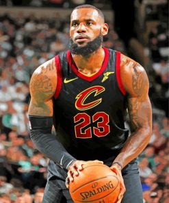 Cleveland Cavaliers Star Lebron James Paint By Numbers