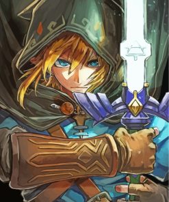 Legend of Zelda Game Art Paint By Numbers