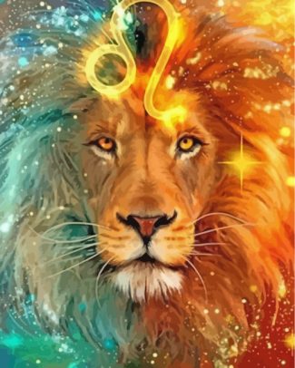 Leo Zodiac Paint By Numbers