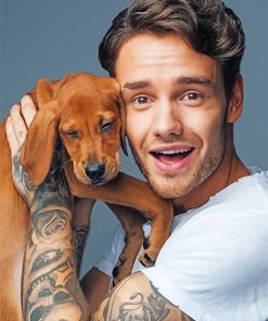 Liam Payne Puppy Singer Paint By Numbers