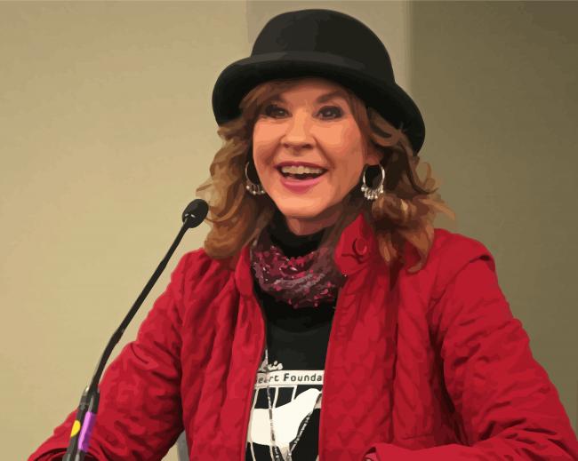 Linda Blair Iconic Moments finalizing artwork step3