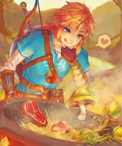 Zelda Cooking Adventures Paint By Numbers