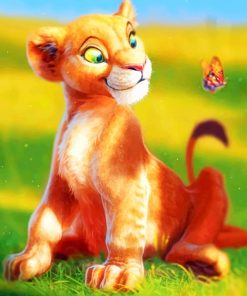 Lion King Cub Painting Kit Paint By Numbers