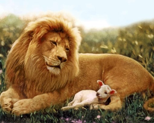 lionandlamb-paint-by-number