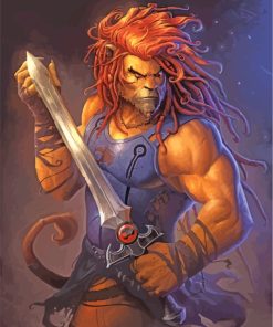 Fantasy Lionel Thundercat Lions Paint By Numbers