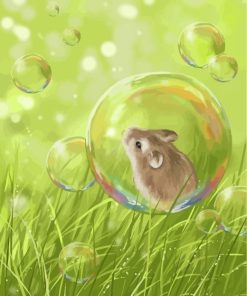 Mouse Bubble Art Paint By Numbers
