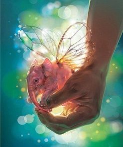 Little Elephant Animal Art Paint By Numbers