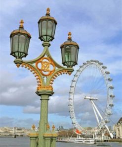 London Eye Cityscape Paint By Numbers