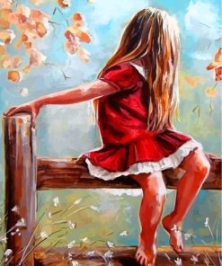 Lonely Woman Expression Paint By Numbers