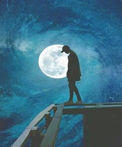 Lonely Night Sky Paint By Numbers