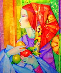 Lonely Woman Aesthetic Paint By Numbers