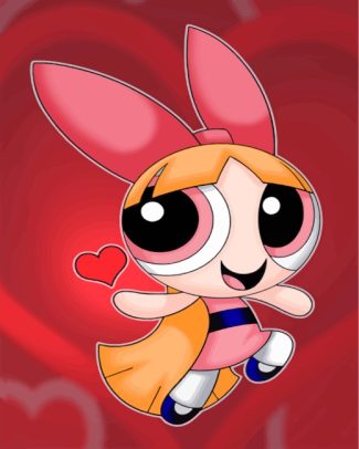 Love Blossom Powerpuff Adventure Paint By Numbers