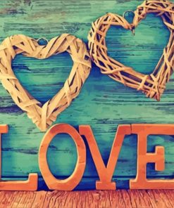Aesthetic Heartfelt Romance Paint By Numbers