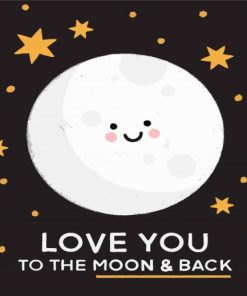 Love You To The Moon Paint By Numbers
