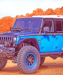 Jeep Wrangler Adventure Paint By Numbers