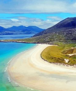 Luskentyre Beach Scotland Paint By Numbers