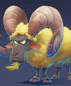 Majestic Bighorn Ram Paint By Numbers