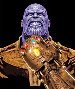 Mad Thanos Marvel Paint By Numbers