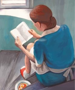 Maid with a Book Paint By Numbers