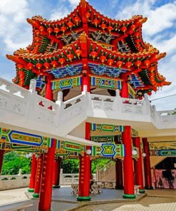 Thean Hou Temple Malaysia Paint By Numbers