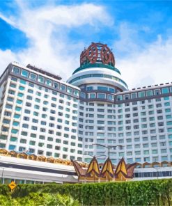 Explore Malaysia's Iconic Genting Buildings Paint By Numbers
