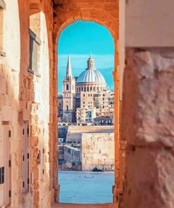 Malta Cityscape Paint By Numbers