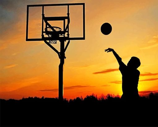 man-basketball-silhouette-adult-paint-by-numbers