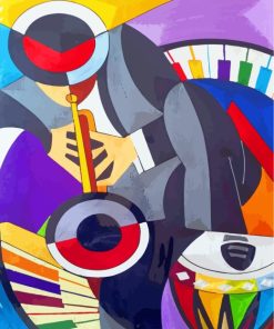 Colorful Melodies Man Paint By Numbers