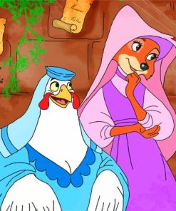 Maria and Lady Kluck Robin Hood Paint By Numbers