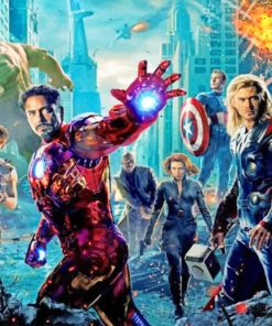 Avengers Heroes Paint By Numbers