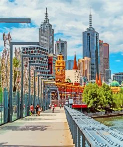 Explore Melbourne City Scenes Paint By Numbers