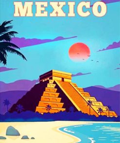 Cancun Beach Vibes Paint By Numbers