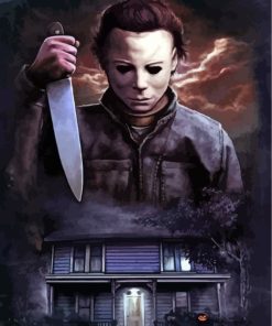 Michael Myers Horror Paint By Numbers