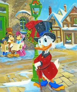 Mickey Mouse and Donald Duck Cartoons Paint By Numbers