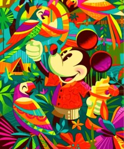 Mickey Mouse Animation Paint By Numbers