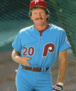 Mike Schmidt Baseball Legend Paint By Numbers