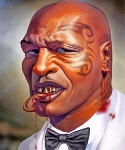 Mike Tyson Boxing Legend Paint By Numbers