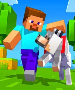 Minecraft Gaming Fun Paint By Numbers
