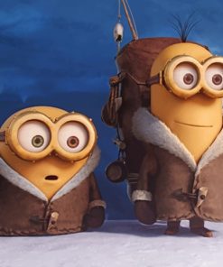 Winter Minions Paint By Numbers