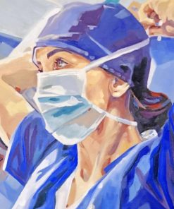 Nurse Heroic Portrait Paint By Numbers