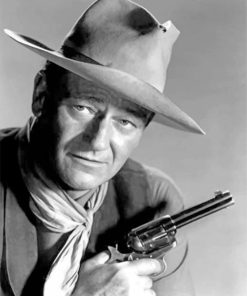 Hollywood Cowboy John Wayne Paint By Numbers