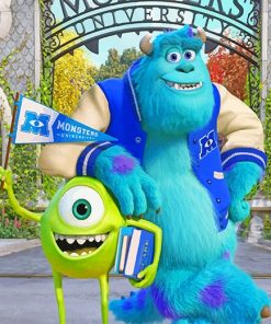 Monsters University Friends Paint By Numbers