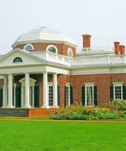 Monticello Historical Landmark Paint By Numbers