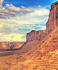 Majestic Monument Valley Paint By Numbers