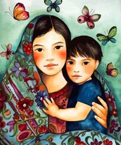 Mother and Son Connection Paint By Numbers