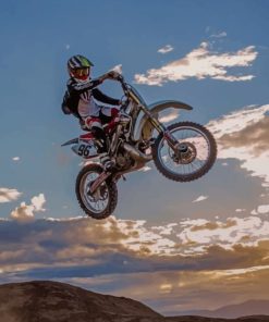 Motocross Biker Adventure Paint By Numbers