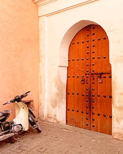 motorcycle-door-marrakesh-morocco-paint-by-numbers