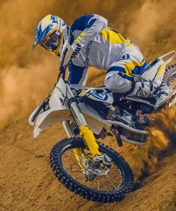 Motocross Dirt Bike Adventure Paint By Numbers