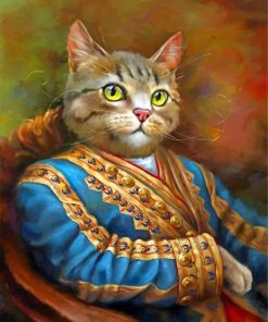 Mr Cat Boss Animals Paint By Numbers
